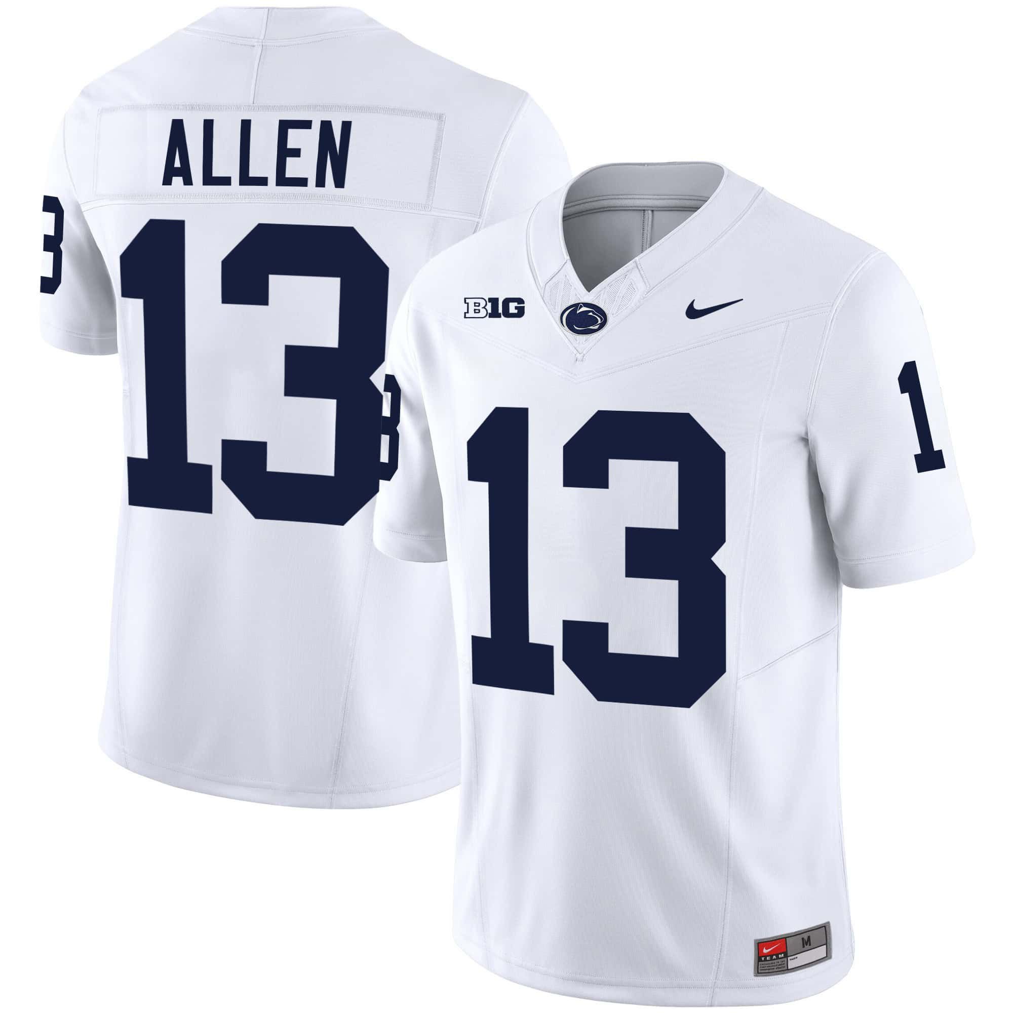 Men Penn State Nittany Lions #13 Allen White 2024 Nike Vapor Limited NCAA Jersey->ncaa teams->NCAA Jersey